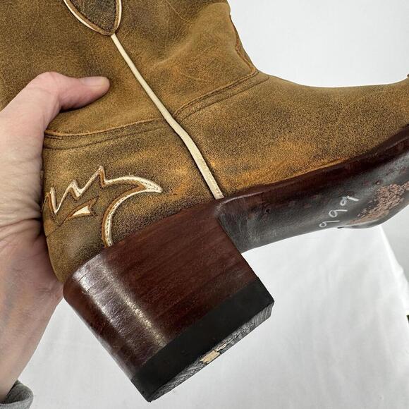 Old Gringo boots womens 6 brown leather embroidered western cowgirl festival - Picture 8 of 9